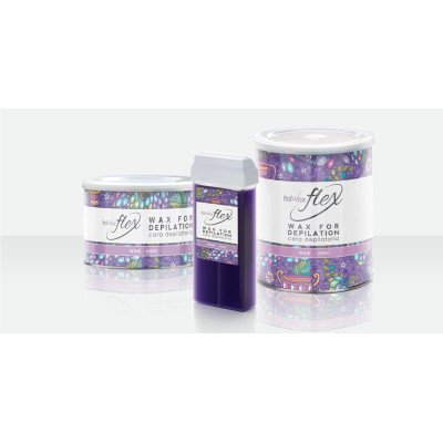 24x100g Wine - Roll on vax - Flex - Italwax