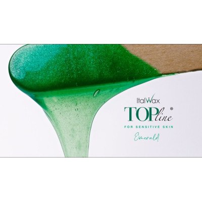 10x750g Top line - Emerald - Vax i flingor (Filmvax) - Italwax