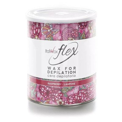 800g Flex - Raspberry - Varmt Vax Burk - Italwax