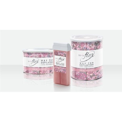 100g Rose Oil - Roll on vax - Flex - Italwax