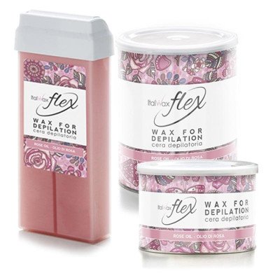 100g Rose Oil - Roll on vax - Flex - Italwax
