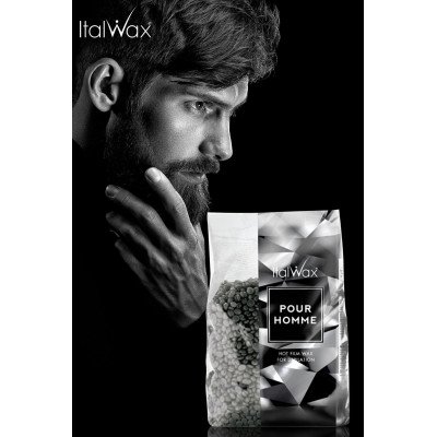 1kg Pour Homme - För män - Vax i flingor (Filmvax) - Italwax 1kg Pour Homme - För män - Vax i flingor (Filmvax) - Italwax
