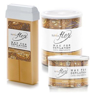 400g Flex - Amber - Varmt Vax Burk - Italwax 400g Flex - Amber - Varmt Vax Burk - Italwax