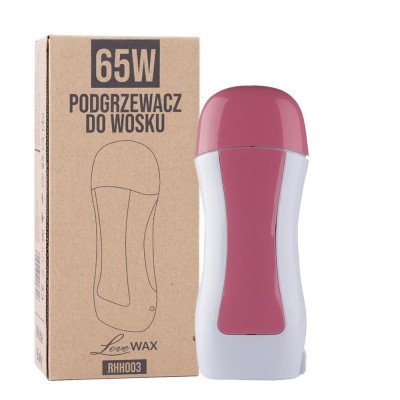 Vaxvärmare - "Roll on" Rosa för 100 ml patroner - 65 watt