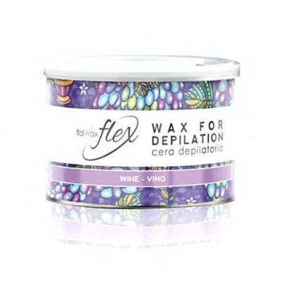 400g Flex - Wine - Varmt Vax Burk - Italwax
