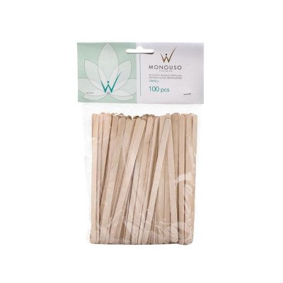 100st Spatula för vaxning - Face small - Monouso - Italwax