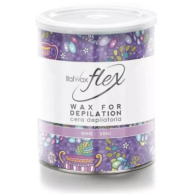 Italwax - Sverige 800g Flex - Wine - Varmt Vax Burk - Italwax
