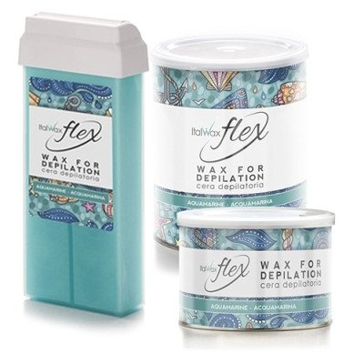 Italwax - Sverige 800g Flex - Aquamarina - Varmt Vax Burk - Italwax Italwax - Sverige 800g Flex - Aquamarina - Varmt Vax Burk - Italwax