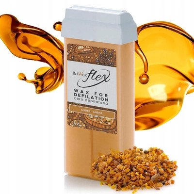 24x100g Amber - Roll on vax - Flex - Italwax