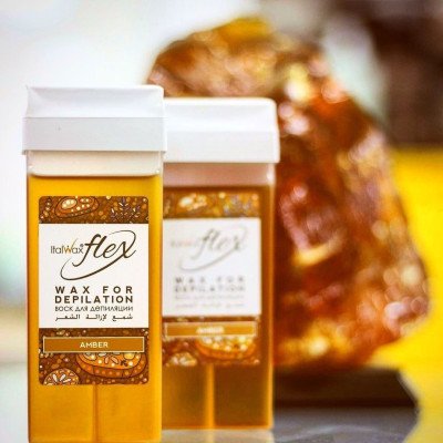 24x100g Amber - Roll on vax - Flex - Italwax