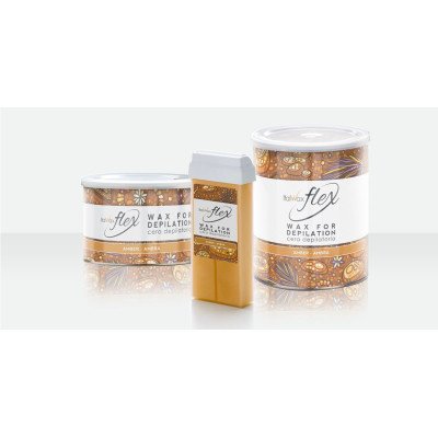 24x100g Amber - Roll on vax - Flex - Italwax