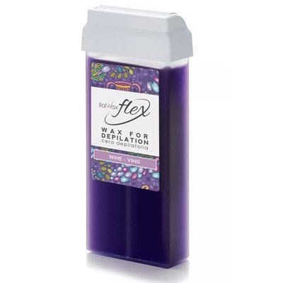 24x100g Wine - Roll on vax - Flex - Italwax